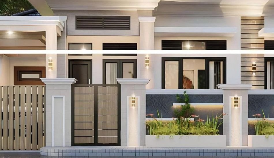 10 Contoh Pagar Rumah Minimalis yang Fungsional dan Estetik