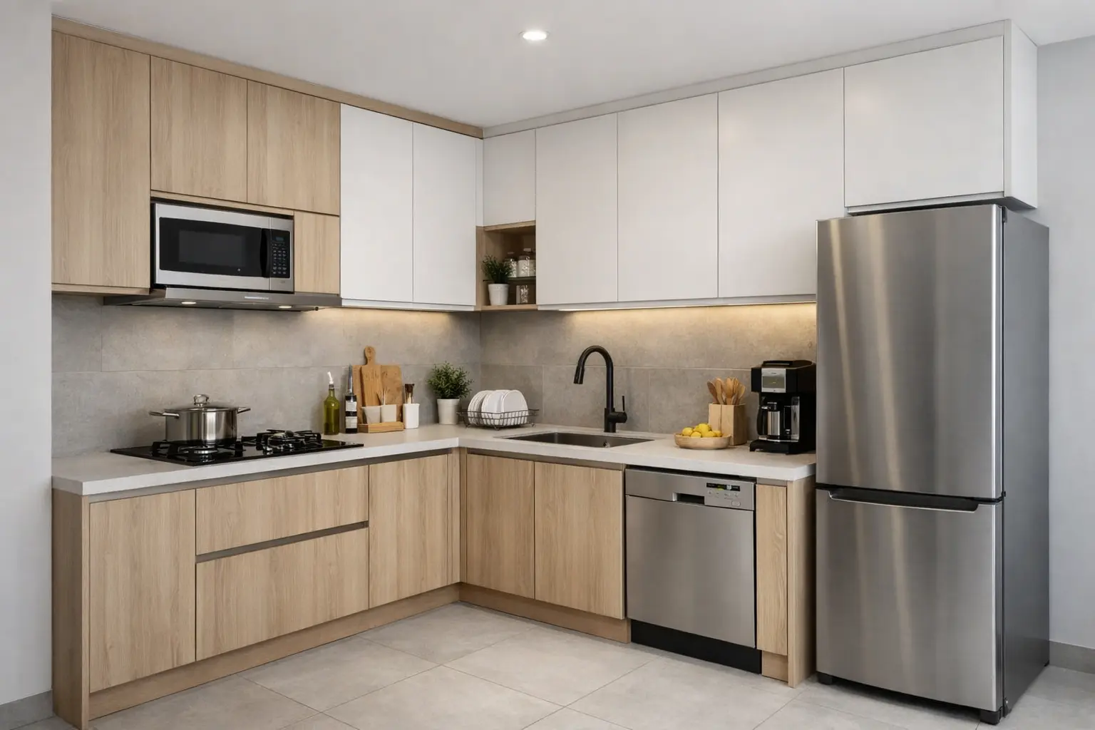 10 Referensi Kitchen Set Minimalis untuk Dapur Modern & Fungsional