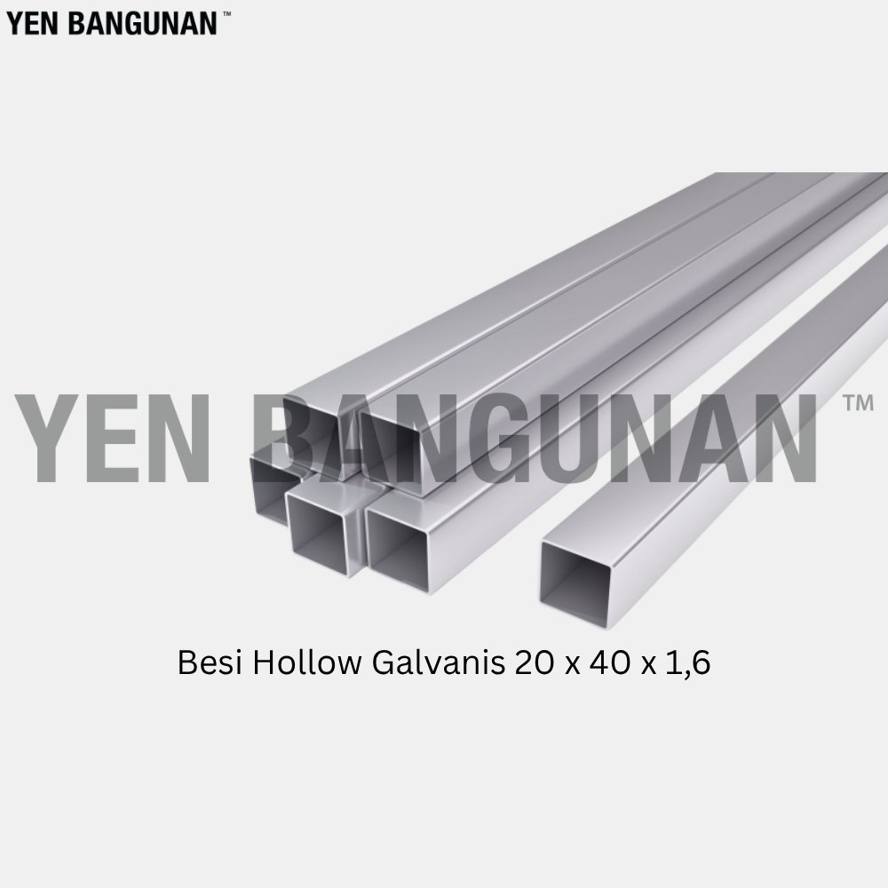Besi Hollow Galvanis 20 x 40 x 1,6