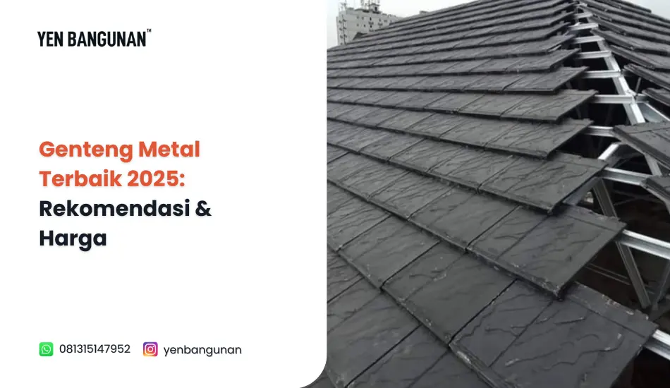 Genteng Metal Terbaik 2025 Rekomendasi & Harga