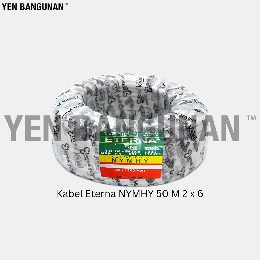 Kabel Eterna NYMHY 50 M 2 x 6
