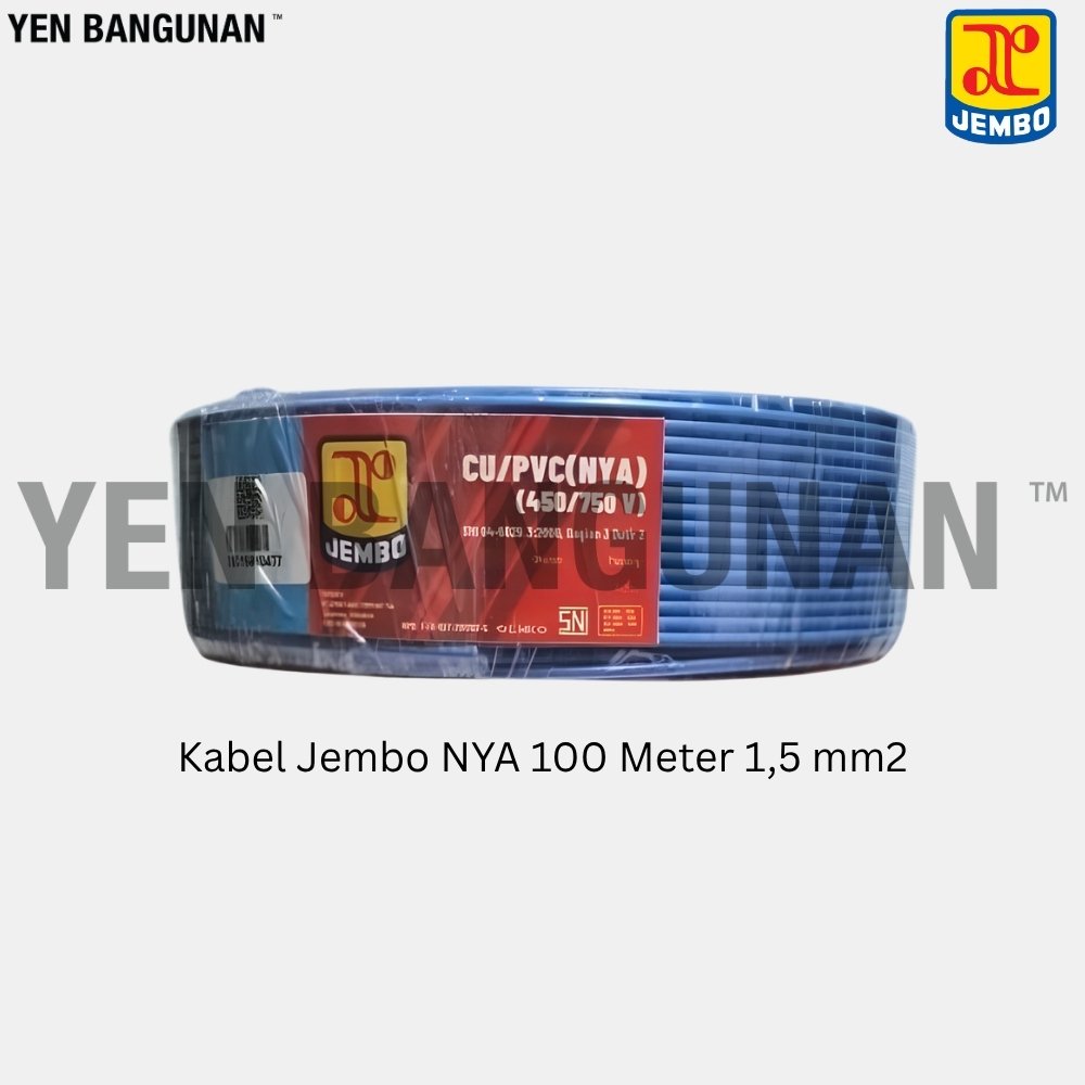Kabel Jembo NYA 100 Meter 1,5 mm2