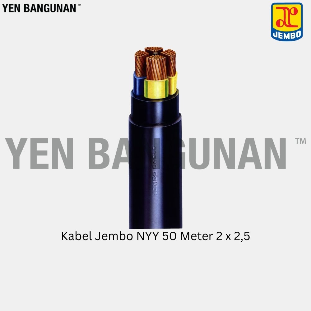 Kabel Jembo NYY 50 Meter 2 x 2,5