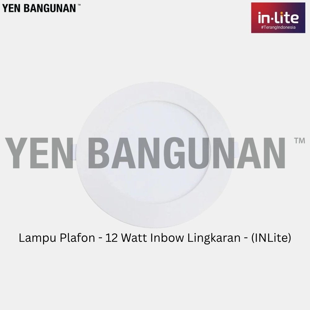 Lampu Plafon 12 Watt Inbow Lingkaran (INLite)