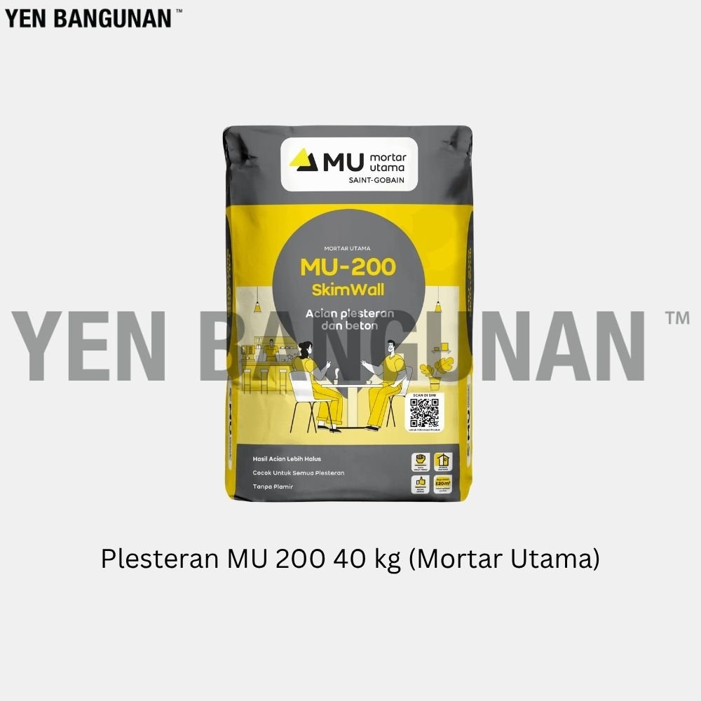 Plesteran MU 200 40 kg (Mortar Utama)