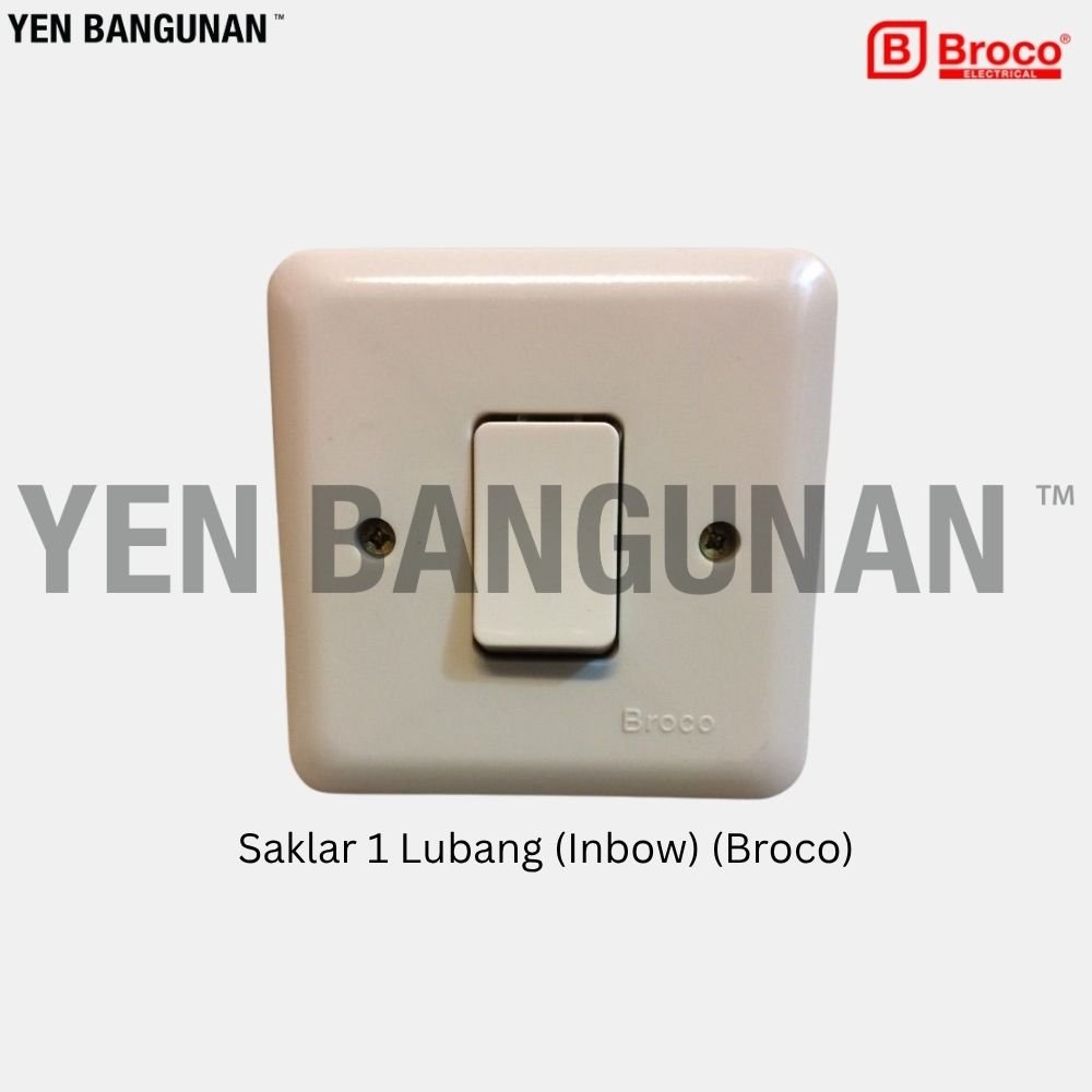 Saklar 1 Lubang (Inbow) (Broco)