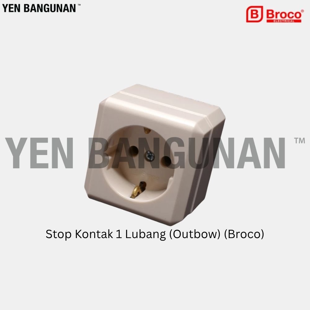 Stop Kontak 1 Lubang (Outbow) (Broco)