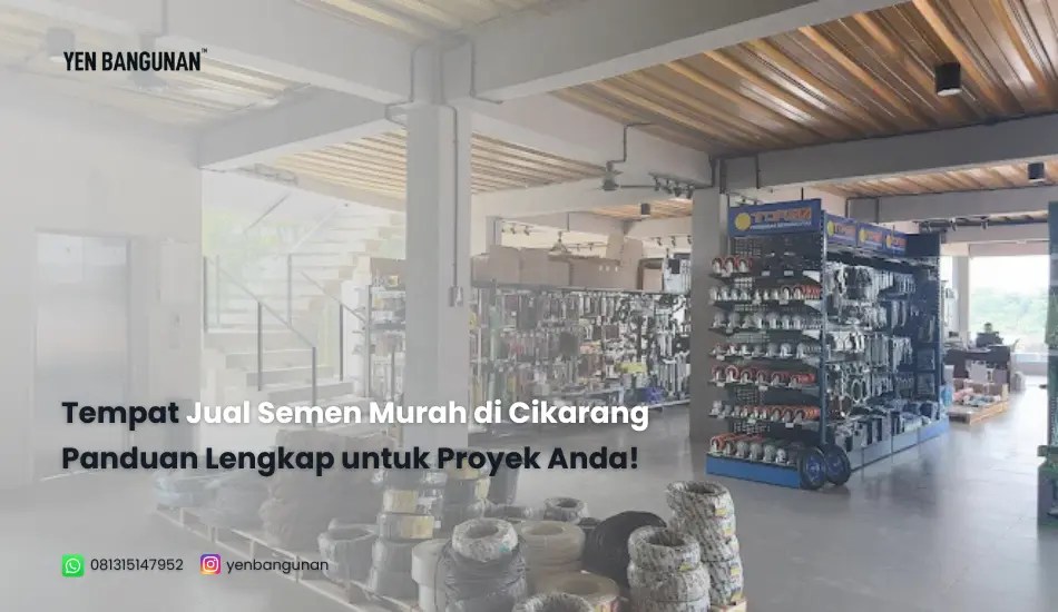 Tempat Jual Semen Murah di Cikarang, Panduan Lengkap untuk Proyek&nbsp;Anda!