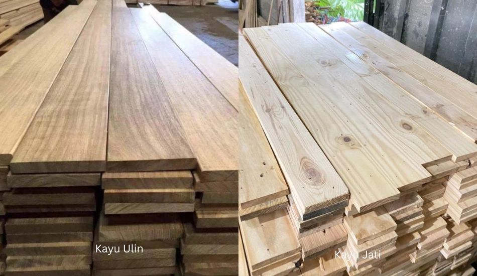 kayu jati vs ulin