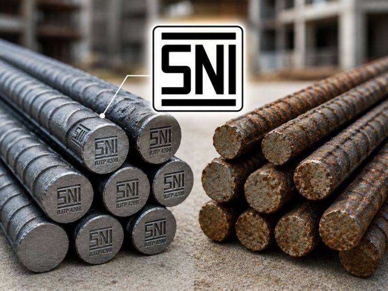 5 Cara Membedakan Besi Beton SNI dan Non SNI Sebelum&nbsp;Membeli